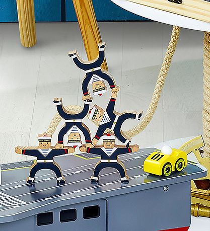 Vilac Stacking Blocks - Wood - Marine