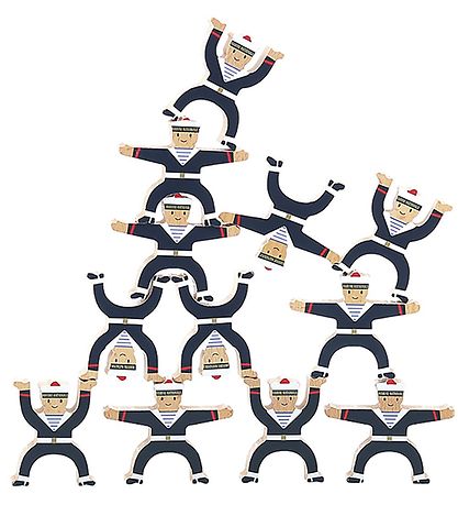 Vilac Stacking Blocks - Wood - Marine