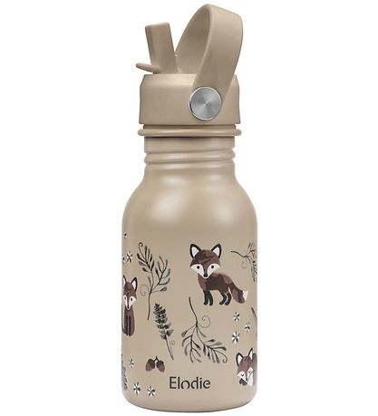 Elodie Details Trinkflasche m. Strohhalme - 450 ml - Nordic Oodl