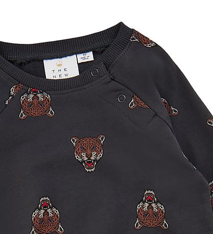 The New Siblings Sweatshirt - THSDigger - Phantom w. Leopard hoo