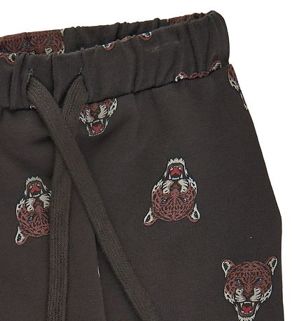 The New Siblings Sweatpants - TNSDigger - Phantom w. Leopard hoo