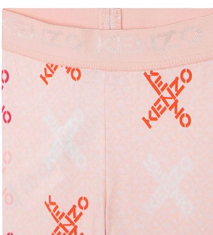 Kenzo Leggings - Bleikt M. Prentað