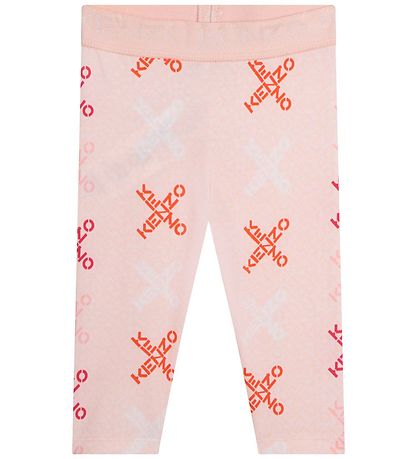 Kenzo Leggings - Bleikt M. Prentað