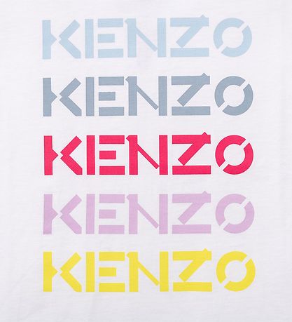 Kenzo Bluse - Wei m. Text