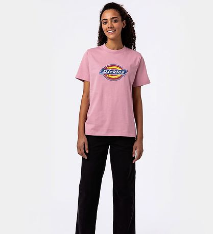 Dickies Stuttermabolur - Tákn Lógó - Foxglove