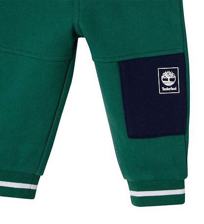 Timberland Sweatpants - Dark Green w. Navy