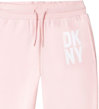 DKNY Pale Pink - Jogginghosen m. Weiß