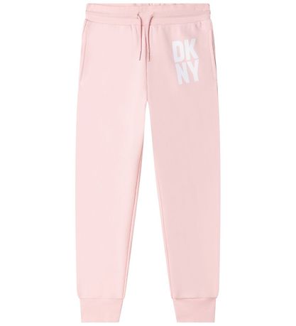 DKNY Pale Pink - Jogginghosen m. Weiß