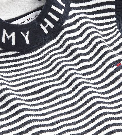 Tommy Hilfiger Topp - Branded Rib - Desert Moln/Ancient White