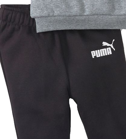 Puma Sweatset - Ace Raglan - Graumeliert meliert/Schwarz