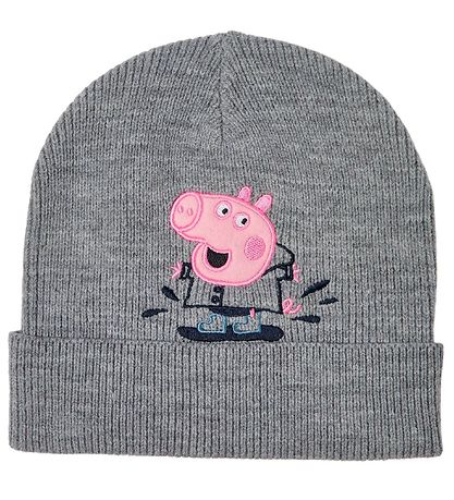 Name It Beanie - NmmPeppapig - Knitted - Grey Melange