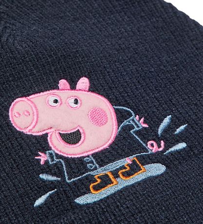 Name It Beanie - NmmPeppapig - Knitted - Dark Sapphire