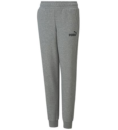 Puma Byxor - Ace Logo - Gråmelerad