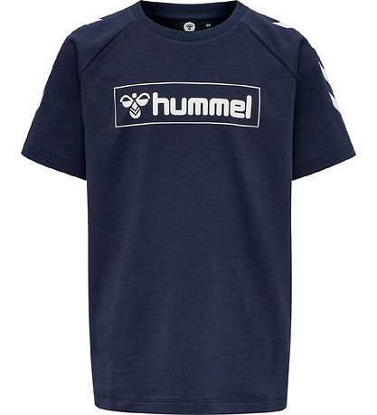 Hummel Stuttermabolur - hmlBOX - Dökkblátt