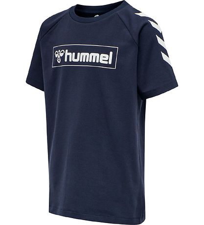 Hummel Stuttermabolur - hmlBOX - Dökkblátt