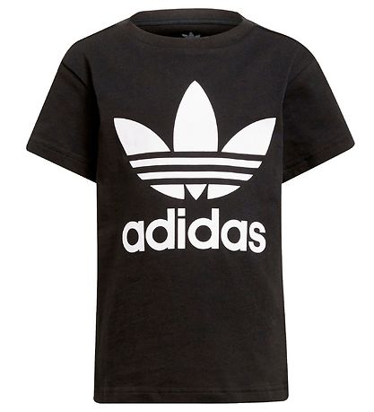 adidas Originals T-Shirt - Trefoil - Schwarz/Weiß