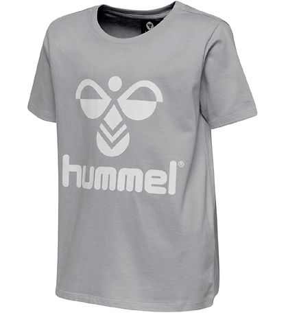 Hummel T-Shirt - hmlTres - Gris Chin