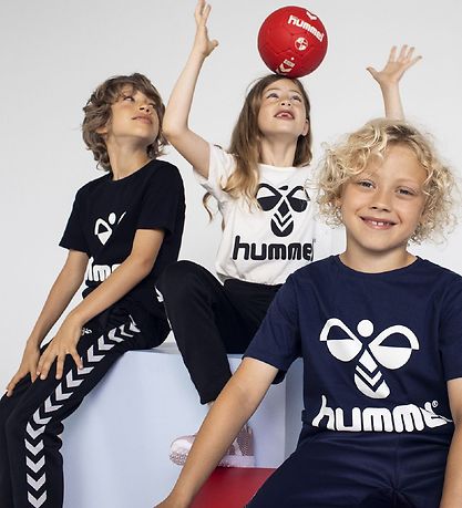 Hummel Stuttermabolur - hmlTres - Svart