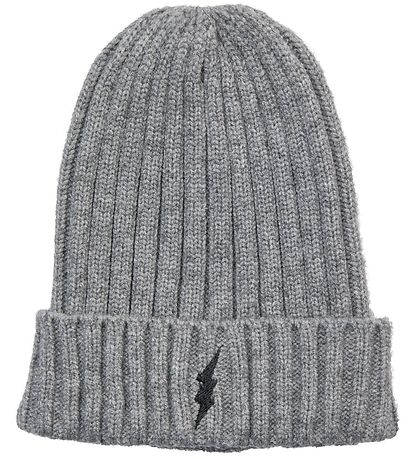 Petit by Sofie Schnoor Beanie - Knitted - Grey Melange