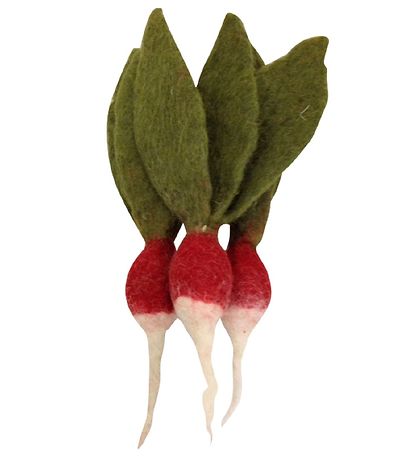 Papoose Play Food - 3 Pcs - Felt - Radishes