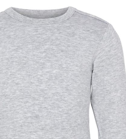 JBS Romper l/s - Bamboe - Grijs