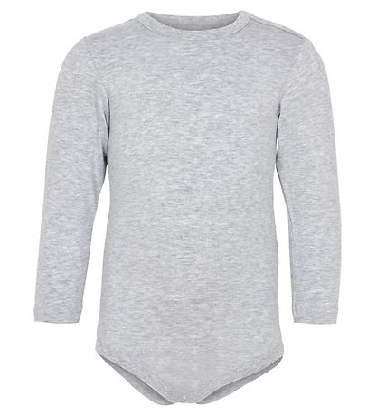 JBS Bodysuit l/s - Bamboo - Grey