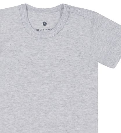 JBS Romper s/s - Bamboe - Grijs