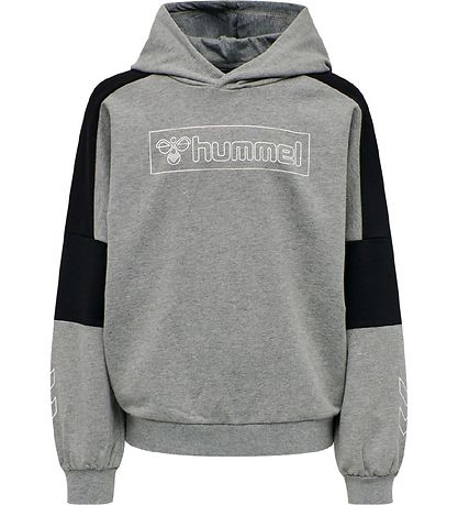 Hummel Hoodie - hmlBoxline - Grey Melange