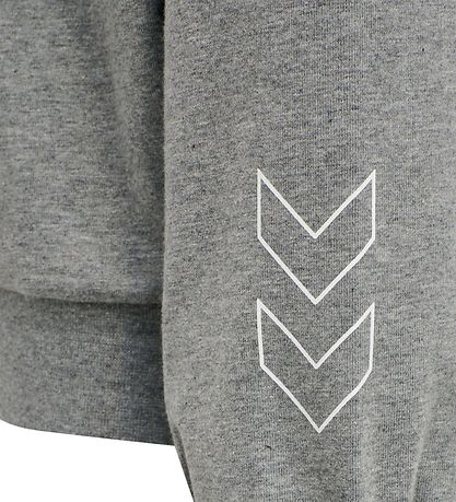 Hummel Kapuzenpullover - hmlBoxline - Grau Meliert