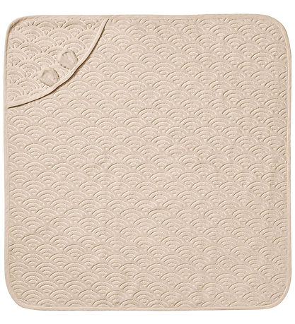 Cam Cam Handduk m. Huva - 80x80 cm - Mandelm. Öron