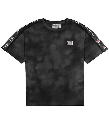 Champion Fashion T-Shirt - Noir av. Logo