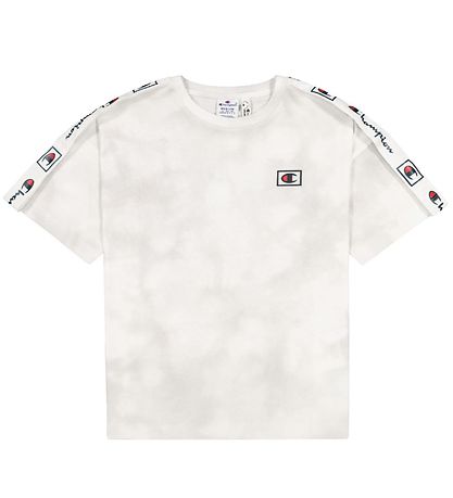 Champion Fashion T-Shirt - White/Grey w. Logo