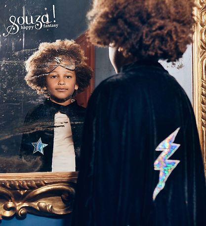 Souza Búningur - Skikkju - Super Hero - Svart
