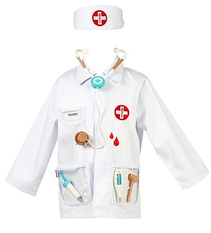 Souza Maskeradkläder - Läkare - Vit