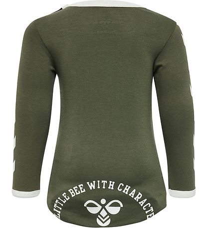 Hummel Bodysuit l/s - hmlFlipper - Army Green green