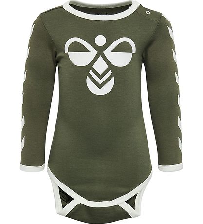 Hummel Bodysuit l/s - hmlFlipper - Army Green green