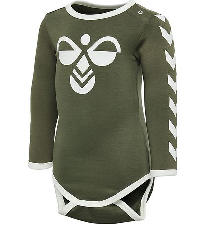 Hummel Bodysuit l/s - hmlFlipper - Army Green green