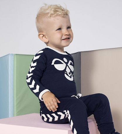 Hummel Bodysuit l/s - hmlFlipper - Navy