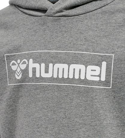 Hummel Kapuzenpullover - hmlBox - Graumeliert meliert