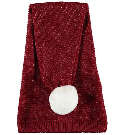 Name It Weihnachtsmütze m. Glitzer - Strick - NmnRinjaha - Rot D