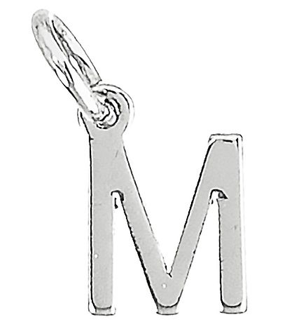 Me&My BOX Halskette m. Buchstabe - M - versilbert