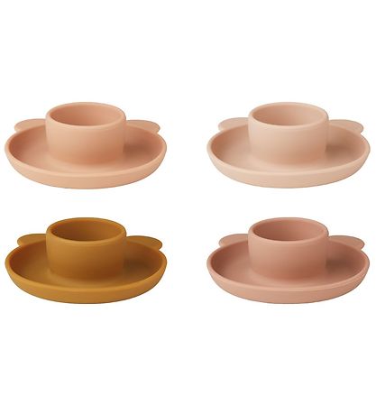Liewood Egg cups - Silicone - Janus - 4-Pack - Mr Bear Rose Mult