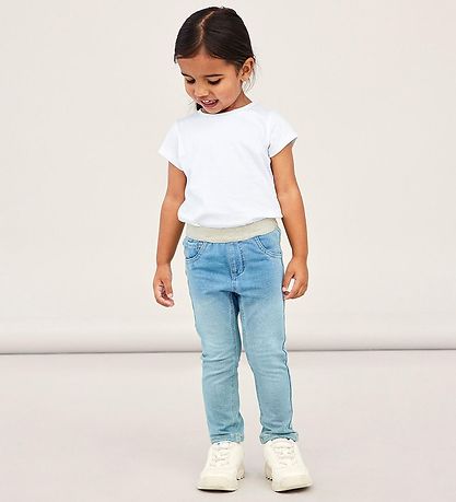 Name It Leggings - Noos - NmfSalli - Light Blue Gallaefni