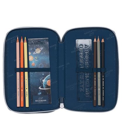 Beckmann Pencil Case w. Content - Space Mission