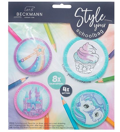 Beckmann Velcro merki - Myntugrænt