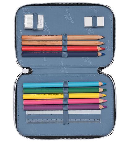Beckmann Pencil Case w. Contents - Camo Rex