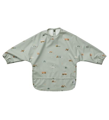 Liewood Apron - Merle - Vehicles Dove Blue Mix