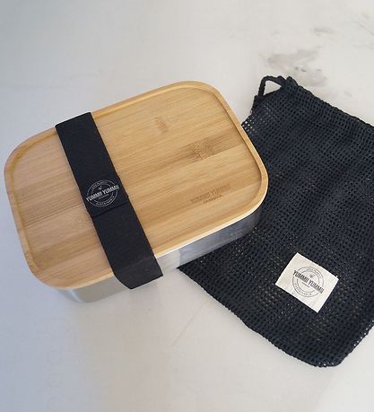 Yummii Yummii Lid w. Elasticband - Large - Bamboo