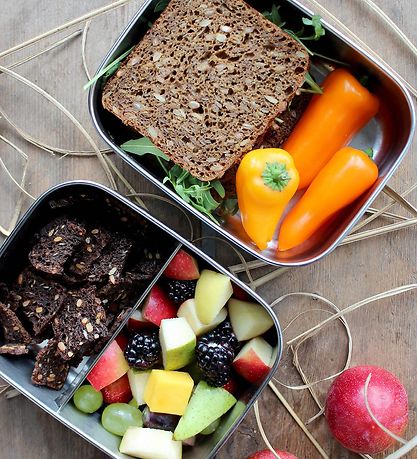 Yummii Yummii Bento Medium+ - 1 compartiment - RVS Staal
