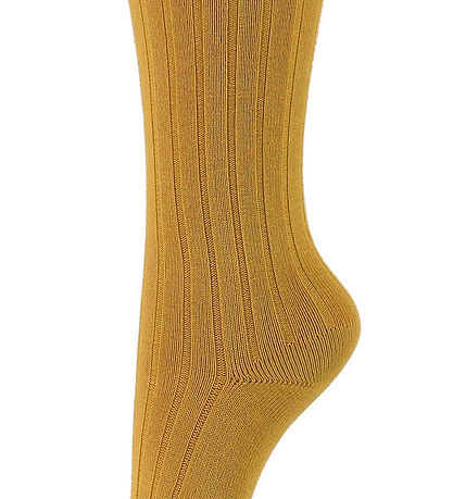 Condor Kniestrümpfe - Rib - Senf